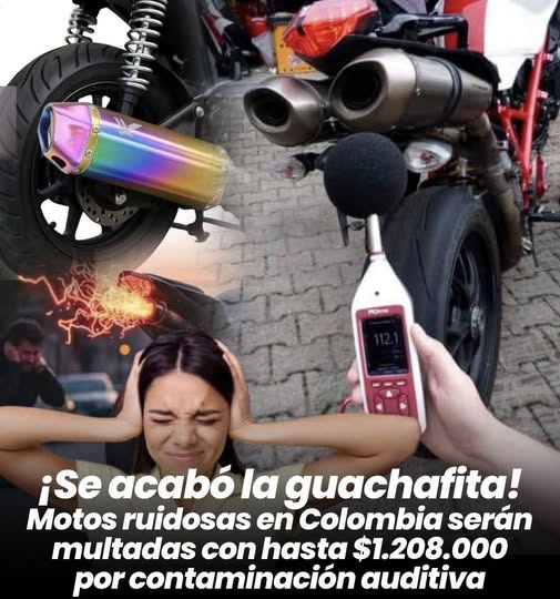 NUEVA LEY CONTRA LAS MOTOS RUIDOSAS