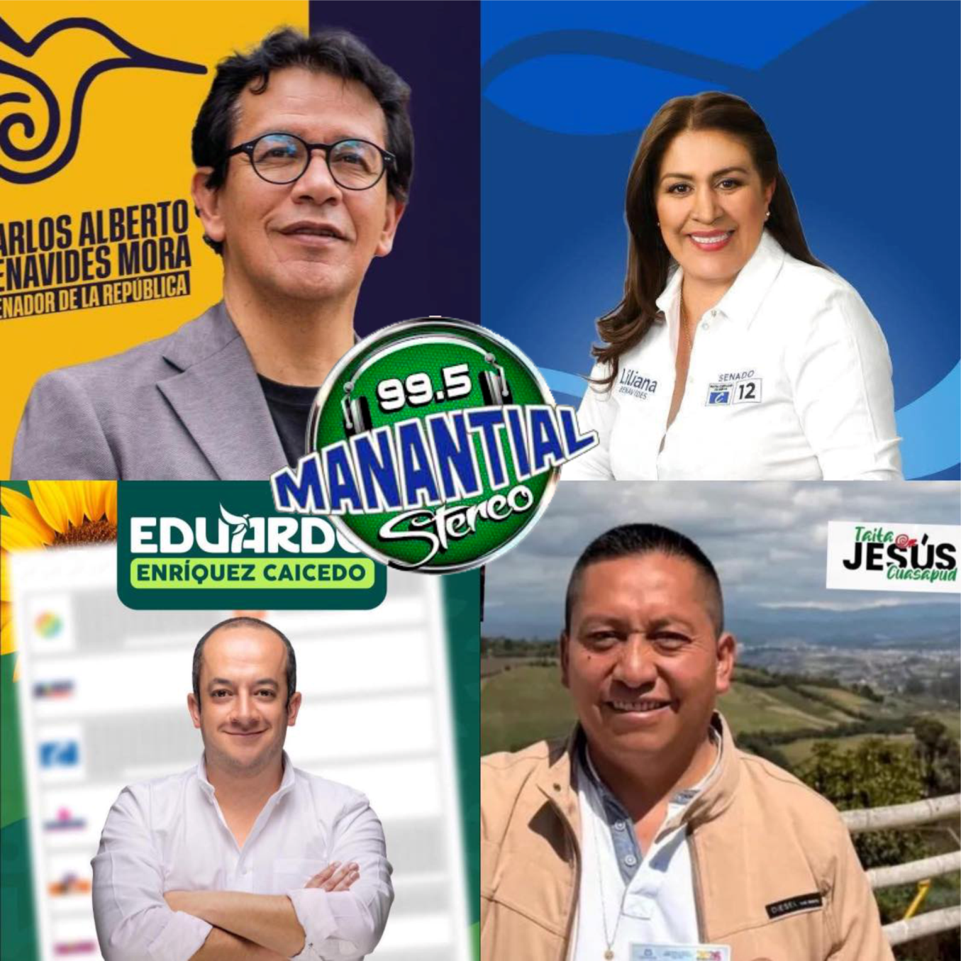 4 NARIÑENSES LLEGAN AL SENADO