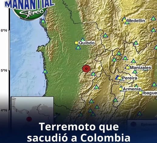 TERREMOTO EN COLOMBIA